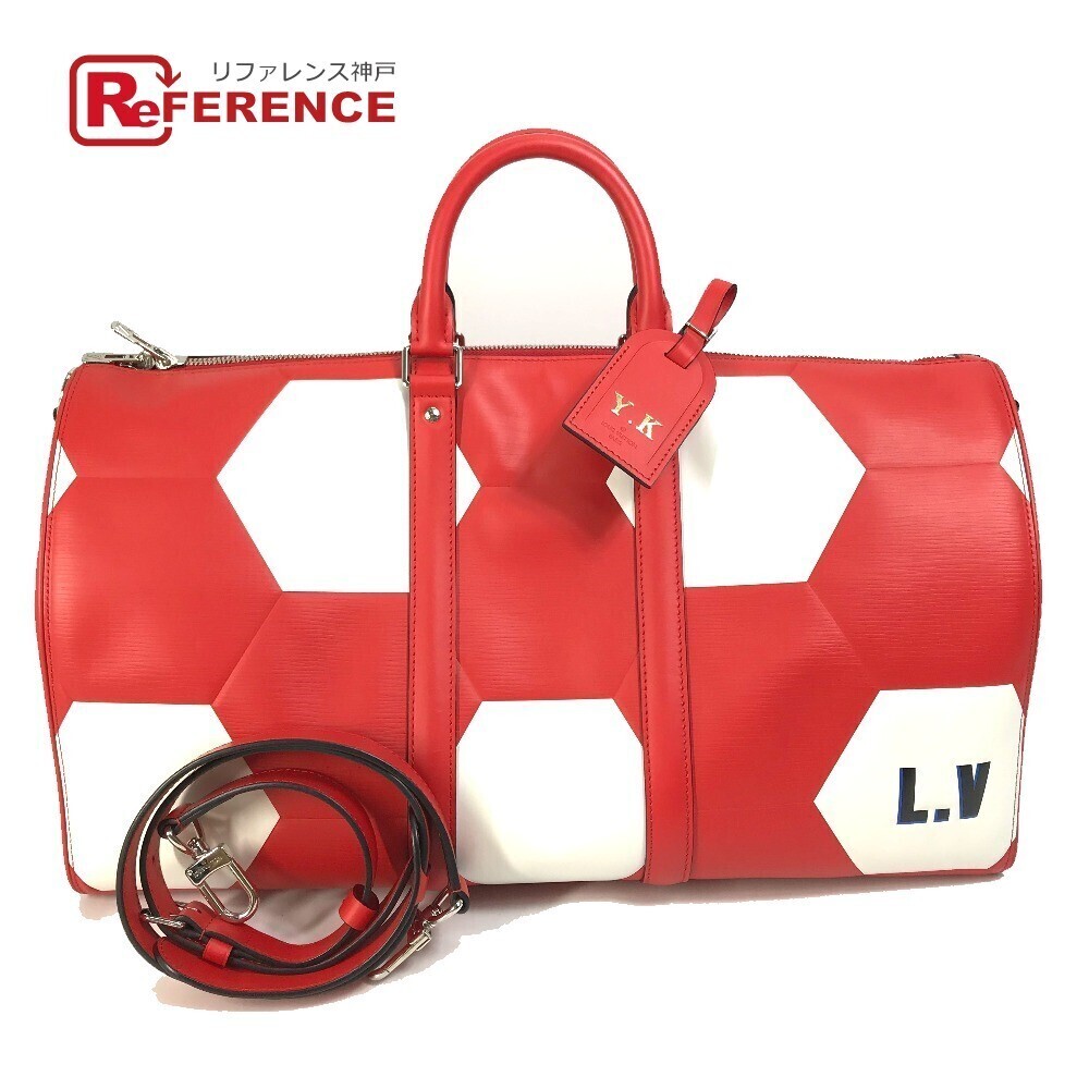 Louis Vuitton Epi FIFA World Cup Soccer Ball Keepall Bag Red